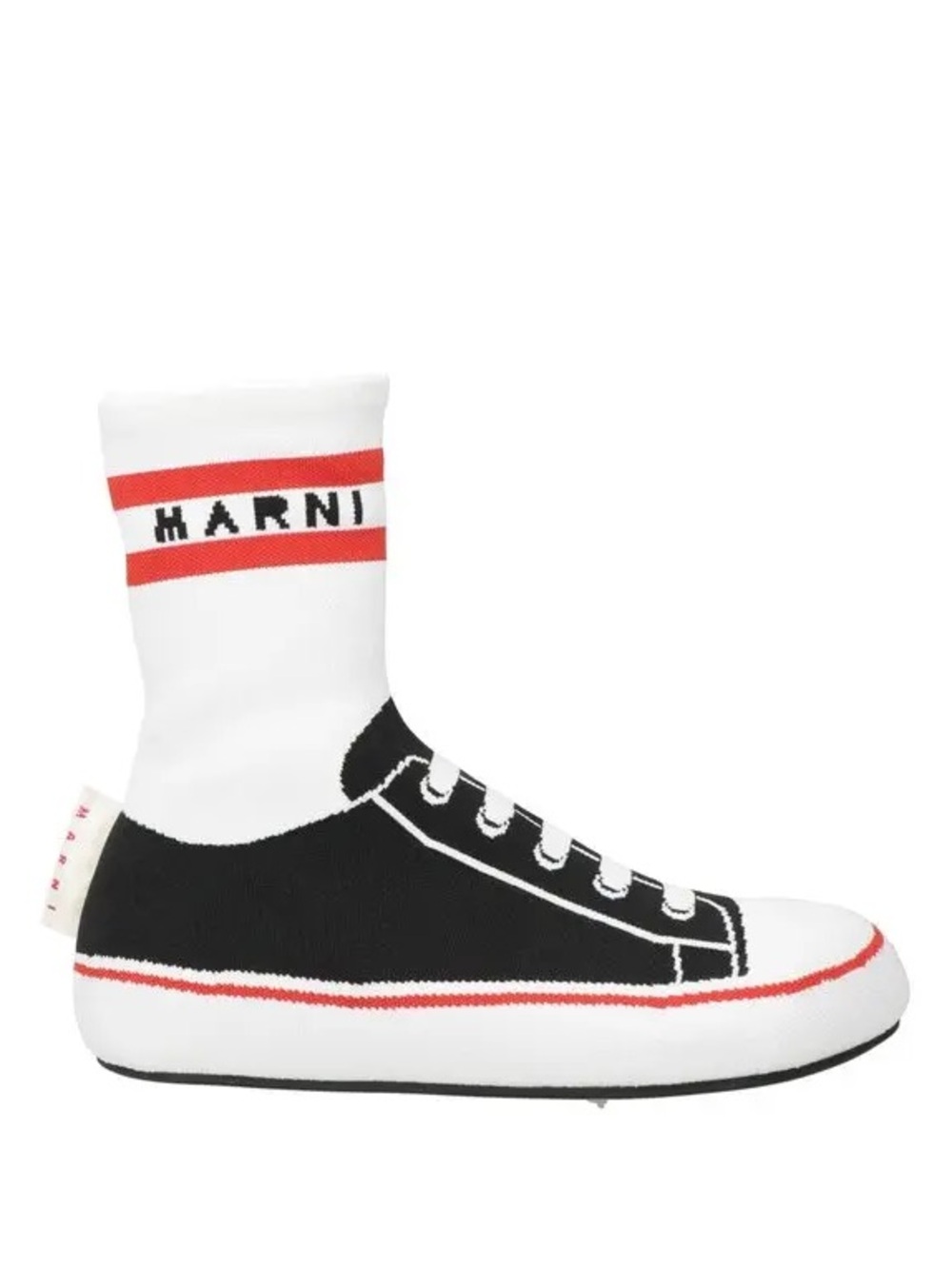Marni Trompe L’oeil Jacquard High-Top Sneakers sz 38